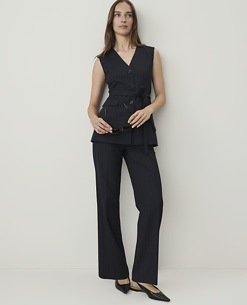 The Petite Pinstripe Caroline Pant