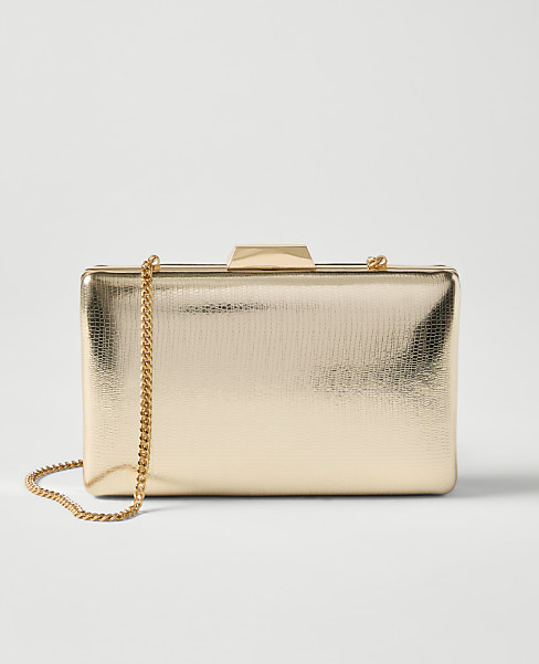 Textured Metallic Clutch