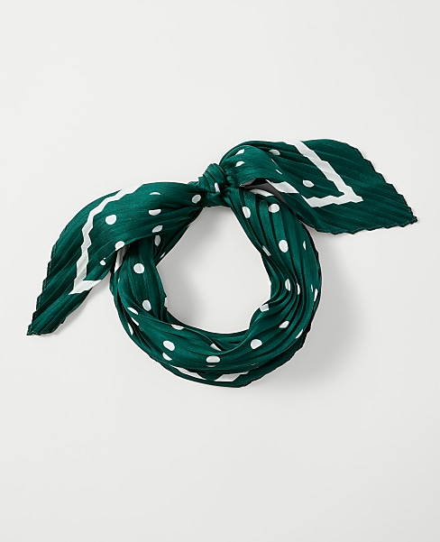 Dotted Silk Scarf
