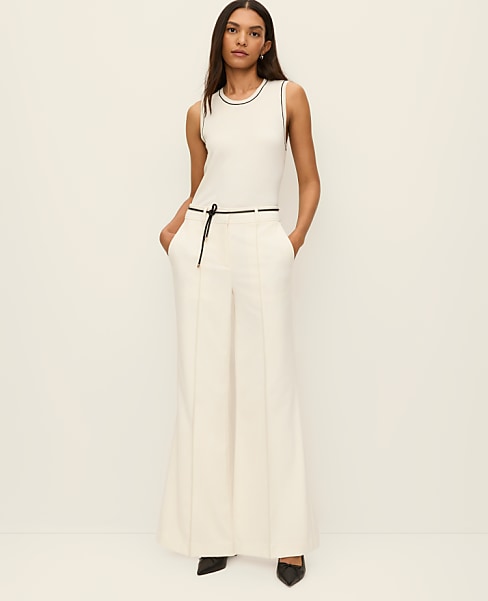 The Petite Belted Margot Pant