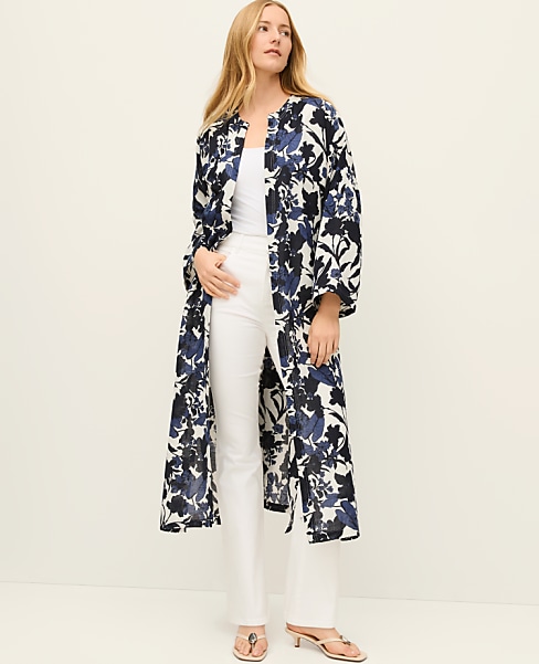 Floral Belted Kimono