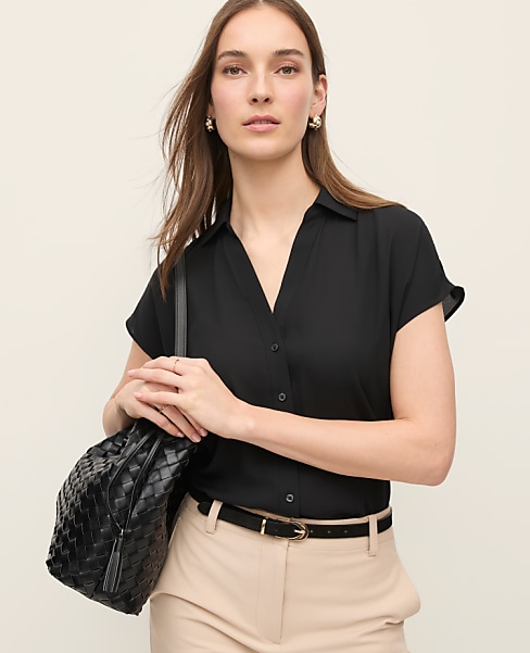 Split Neck Blouse