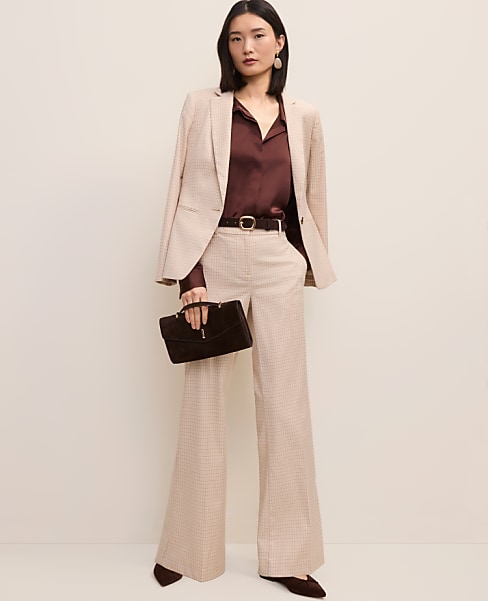 The Petite Jayne Trouser in Houndstooth
