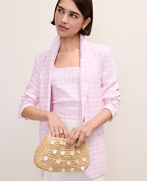 The Gingham Longline Blazer
