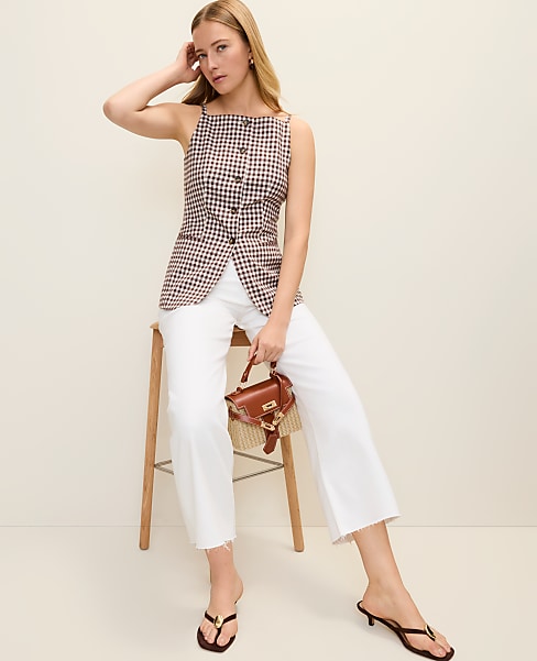 The Strappy Vest in Gingham