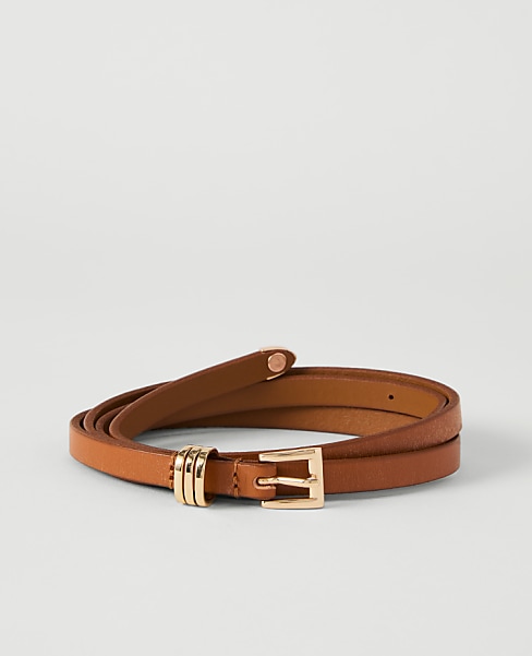 Skinny Leather Belt