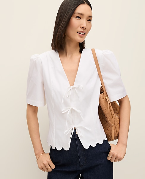Tie Front Blouse