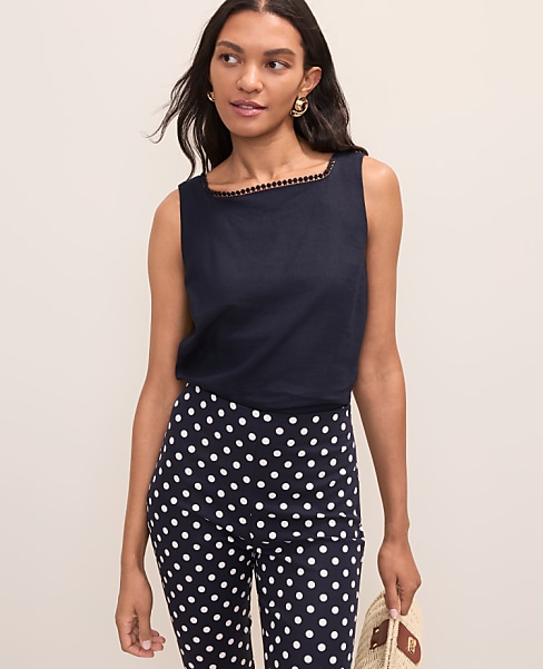 Tank Top in Linen Blend