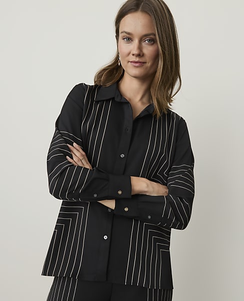 Geo Print Modern Shirt