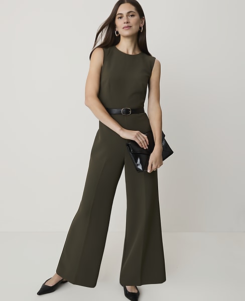 Belted Wide-Leg Jumpsuit