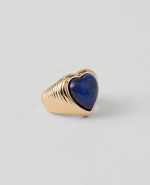 Stone Heart Ring