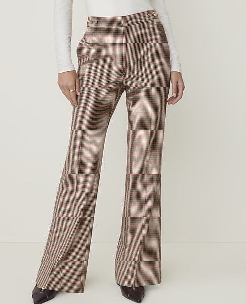 Ann Taylor The Modern Trouser Houndstooth Multi Women's