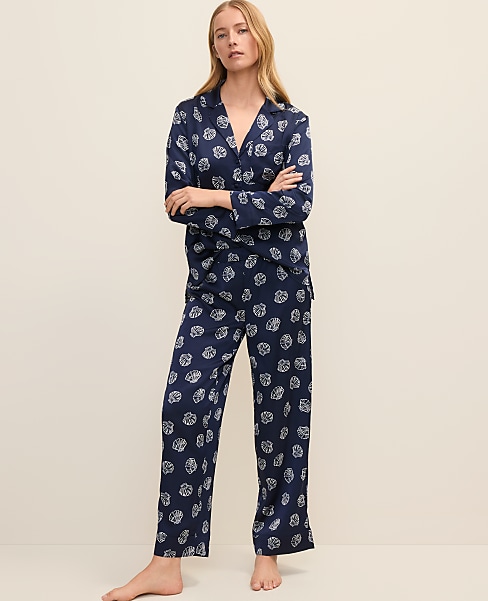 Shell Print Pajama Set