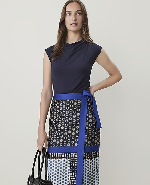 Draped Cowl Neck Top