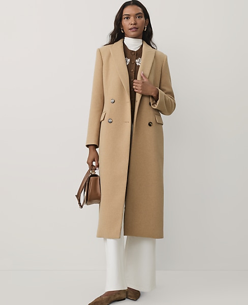 Fitted Double Breasted Peacoat