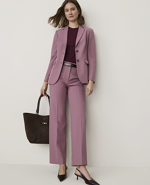 The Petite High Rise Straight Pant