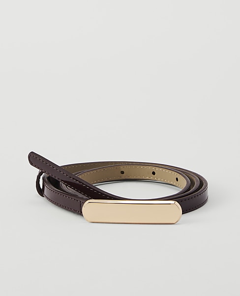 Skinny Patent Belt