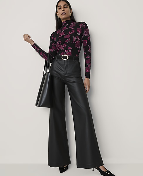 The Trouser in Coated Denim