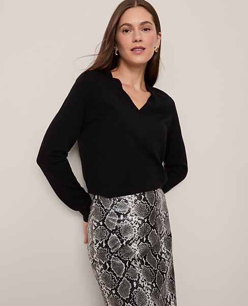 Petite V-Neck Sweater