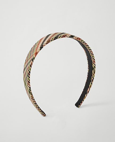 Plaid Headband - Pure Chocolate