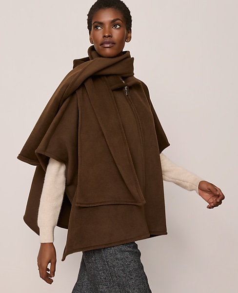 Zip Scarf Poncho