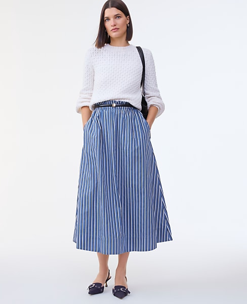 Striped Maxi Skirt