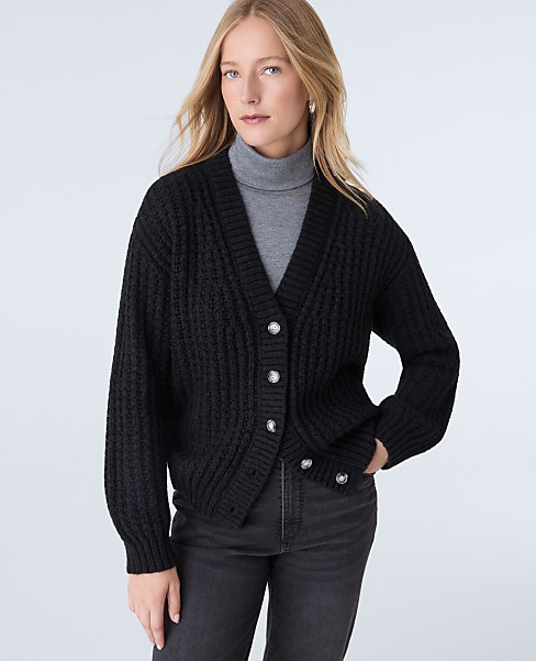Weekend Waffle Knit Cardigan