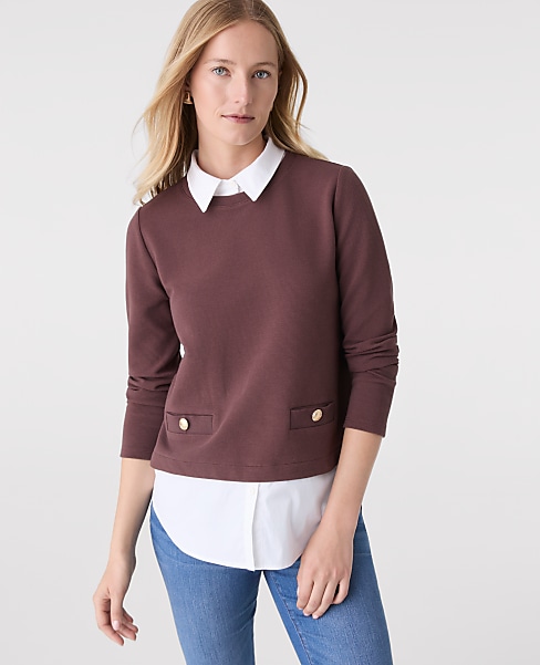 Layered Mixed Media Top