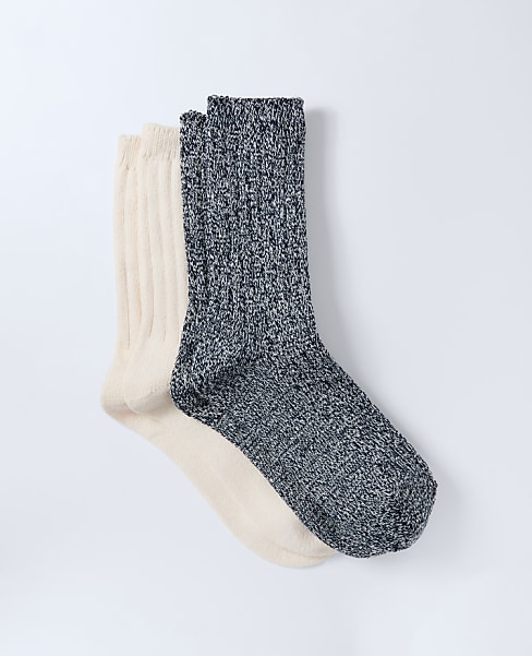Cozy Marled Crew Sock Set