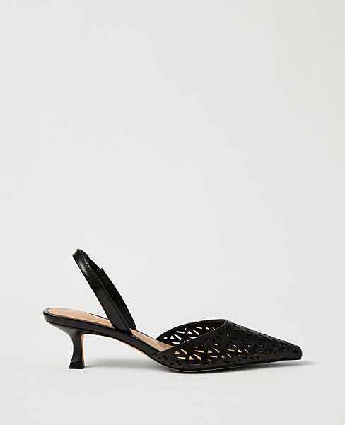 Leather Nip Toe Pump