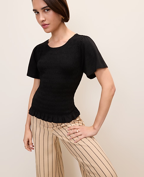 Smocked Ruffle Top