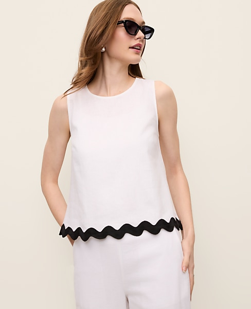 Tank Top in Linen Blend
