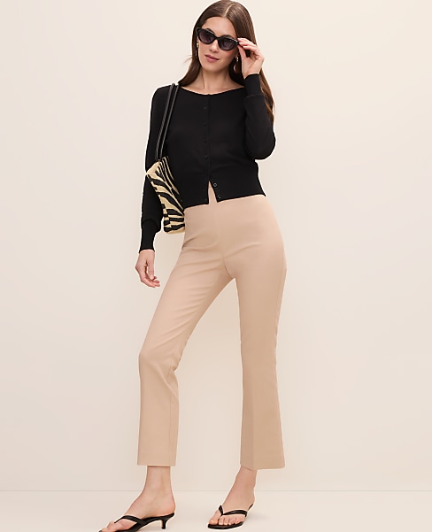 The Tall Slim Kick Capri - Cool Sesame