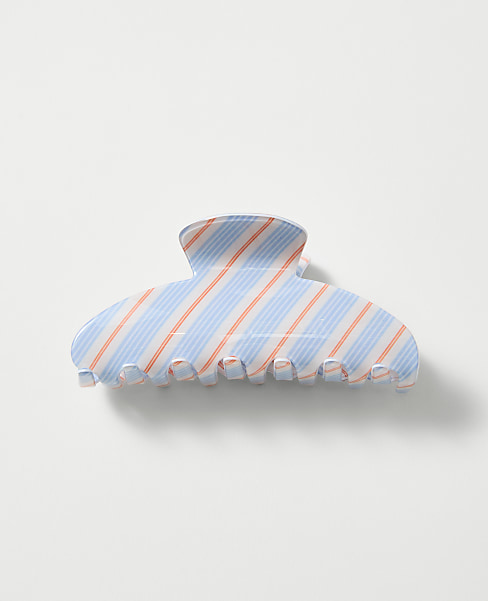 Weekend Large Striped Hair Clip