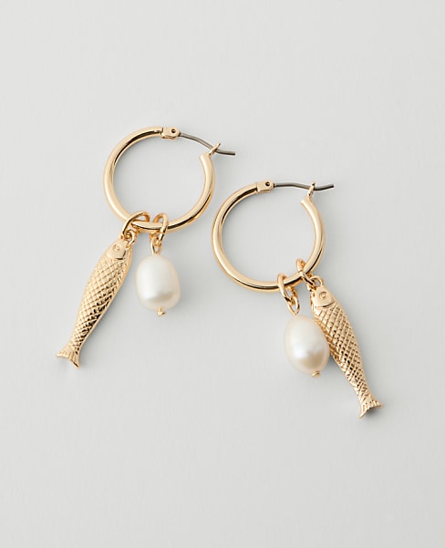 Sardine Hoop Earrings