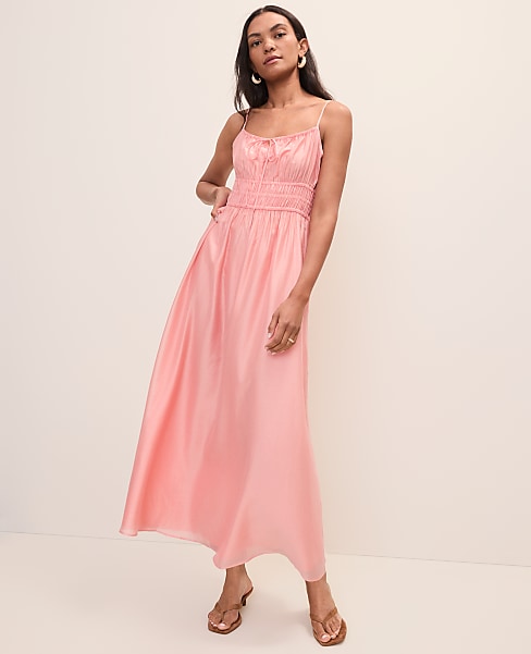 Petite Weekend Gathered Maxi Dress