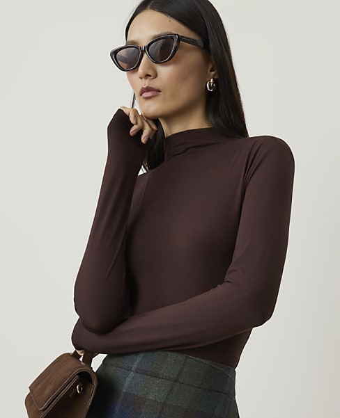 Mock Neck Top
