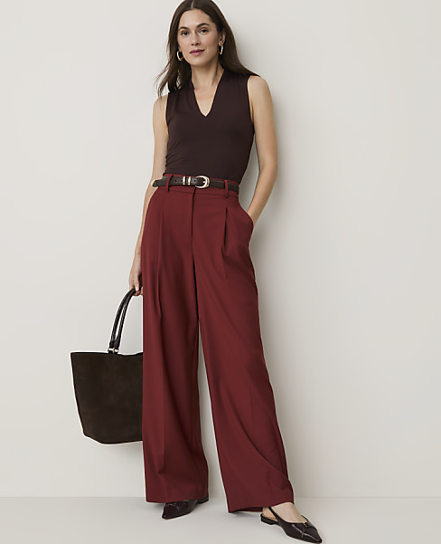 The Tall Pleated Wide-Leg Pant