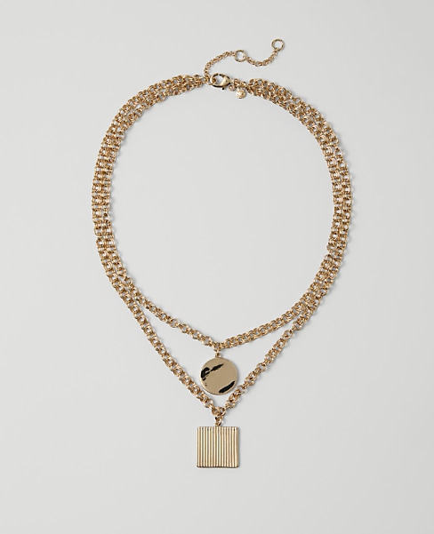 Layered Pendant Necklace