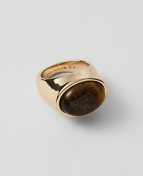 Oval Topaz Ring
