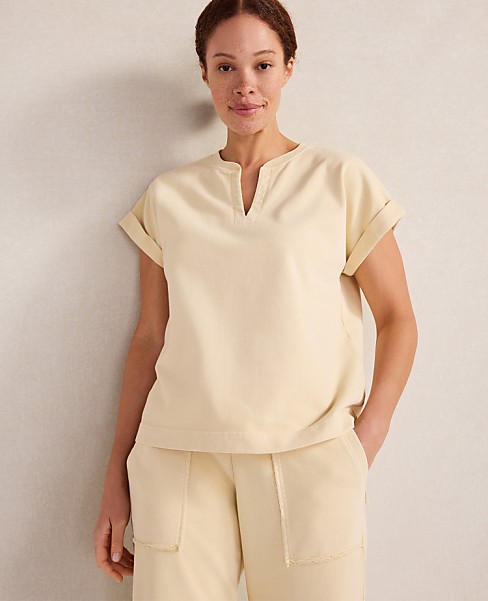 Haven Well Within Garment-Dyed Organic Cotton Terry Tee