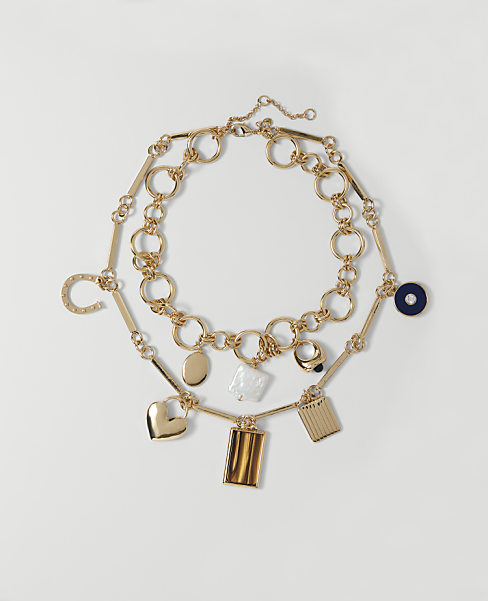 Layered Charm Necklace