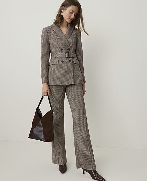 The Jayne Trouser Pant in Houndstooth