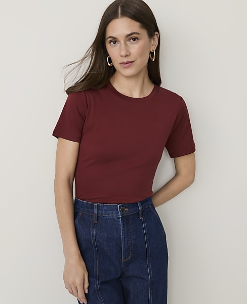 Petite Weekend Crew Neck Tee