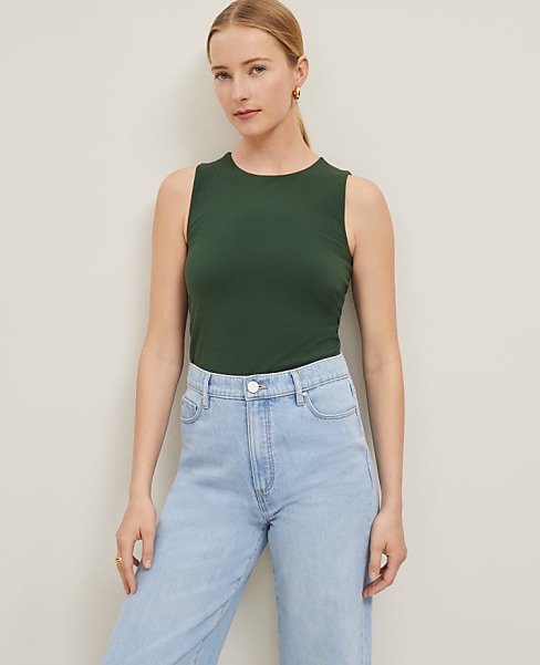 Petite Crew Neck Shell
