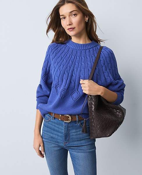 Weekend Mixed Stitch Sweater