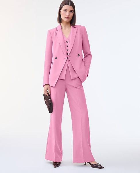 The Cutaway Blazer in Fluid Crepe