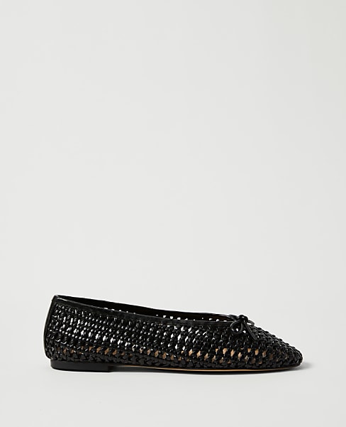 Weekend Woven Bow Ballet Flat