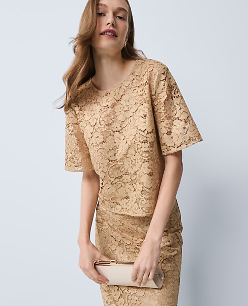 Petite Lace Blouse