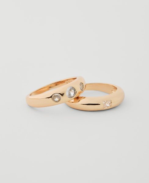 Crystal Ring Set